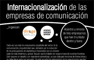 Cartel Internacionalización de las empresas de comunicación