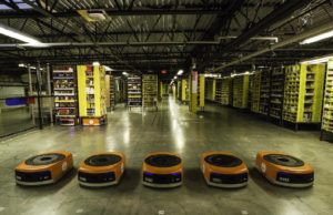Los robots de Amazon llegan a su centro logístico de Barcelona