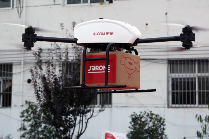 JD desarrolla un dron capaz de cargar una tonelada