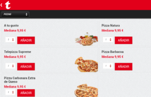Telepizza refuerza su canal digital y crecen los pedidos online
