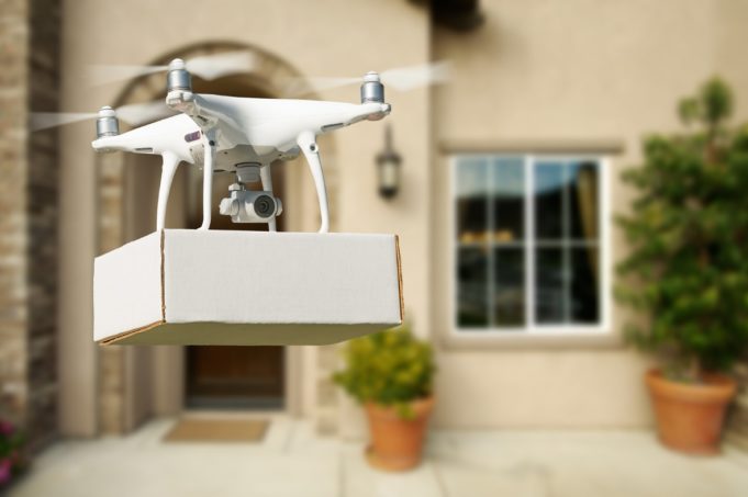 amazon dron logística